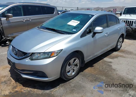 2013 Honda Civic Lx из США, поврежденный, VIN 2HGFB2F56DH546209